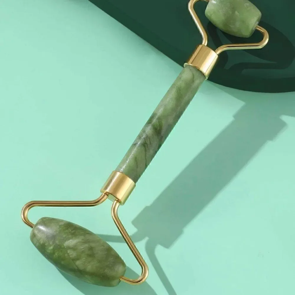 Jade Double-sided Facial Roller by Vivitar NEW WITH BOX